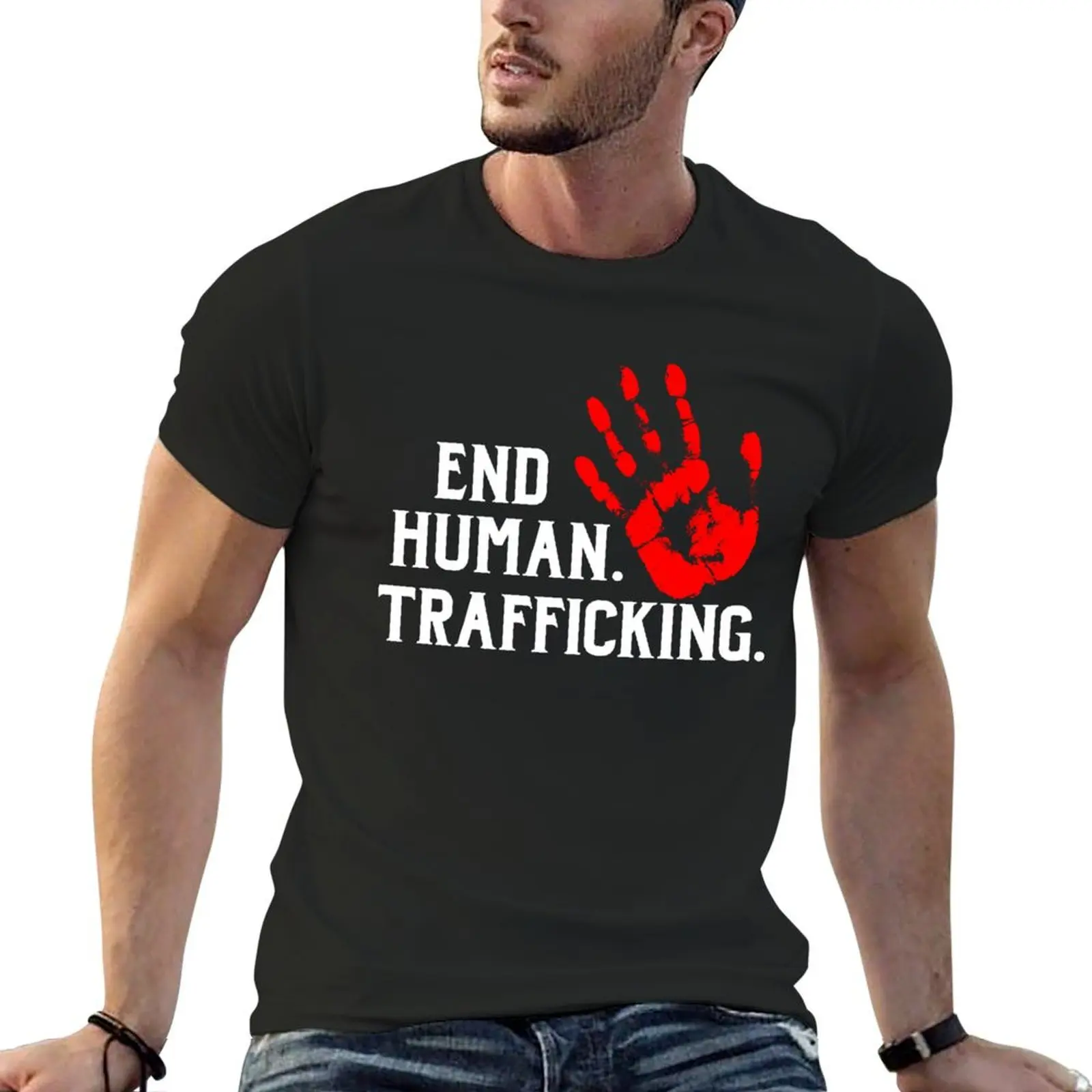

Мужская футболка с принтом из аниме «End»