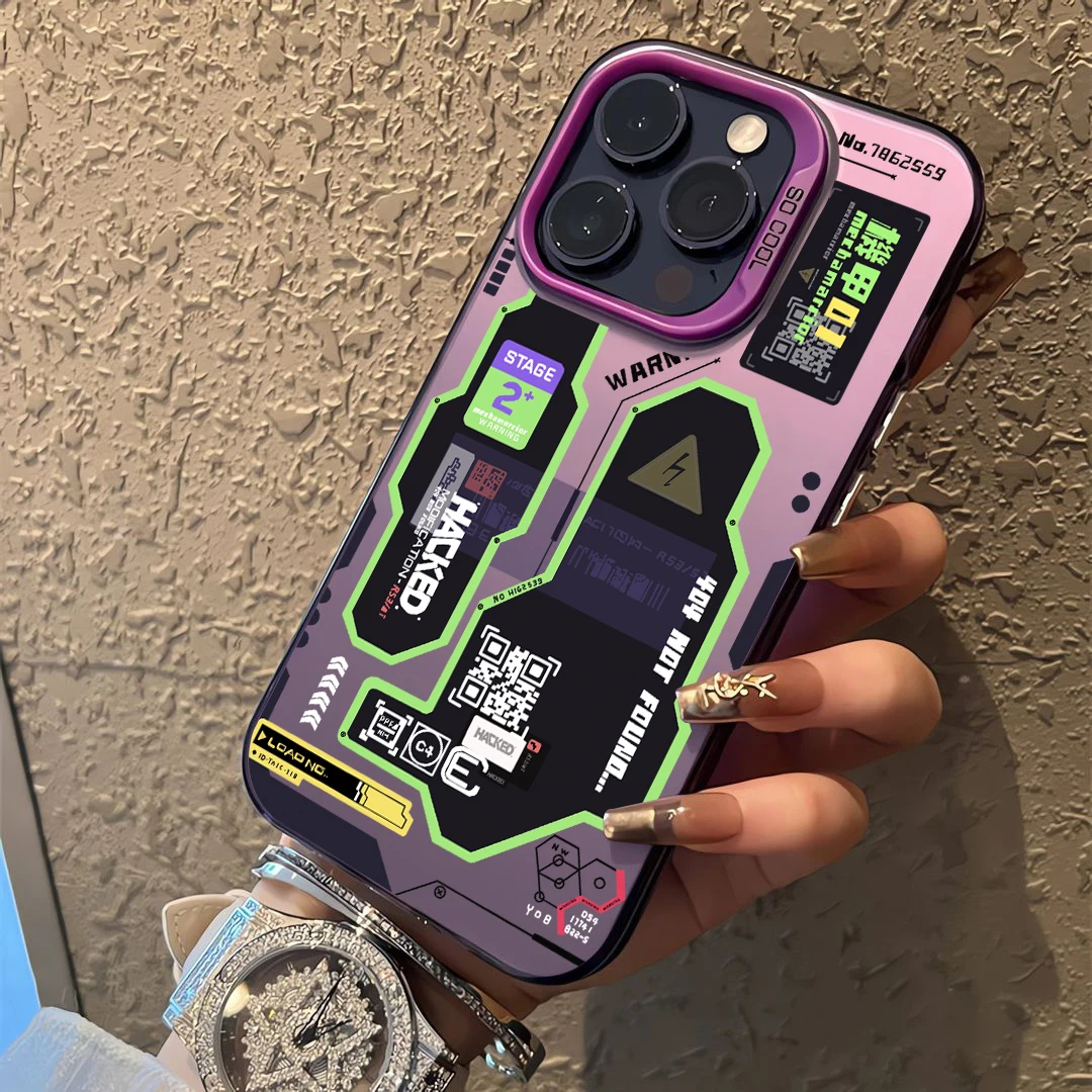 Hacker Creative Mecha Anti-Fall Matte Phone Case