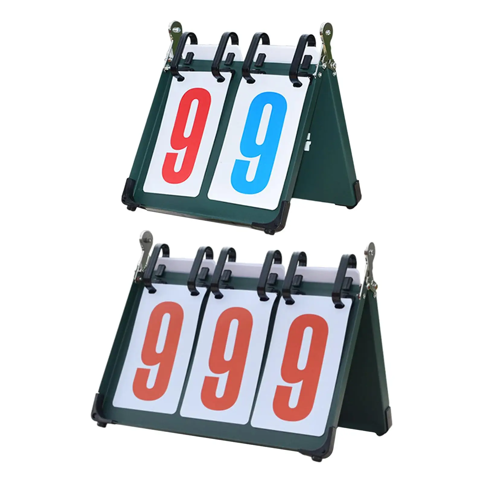 

Tabletop Score Flippers Sports Scoreboard Score Counter Flip Score Board for Competition Coaches Basketball Outfoor Football