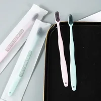 Articles de toilette jetables pour hôtel B & B, ensemble de dentifrice pour brosse à dents jetable, hospitalité domestique, fabricants en gros 100 pièces 6