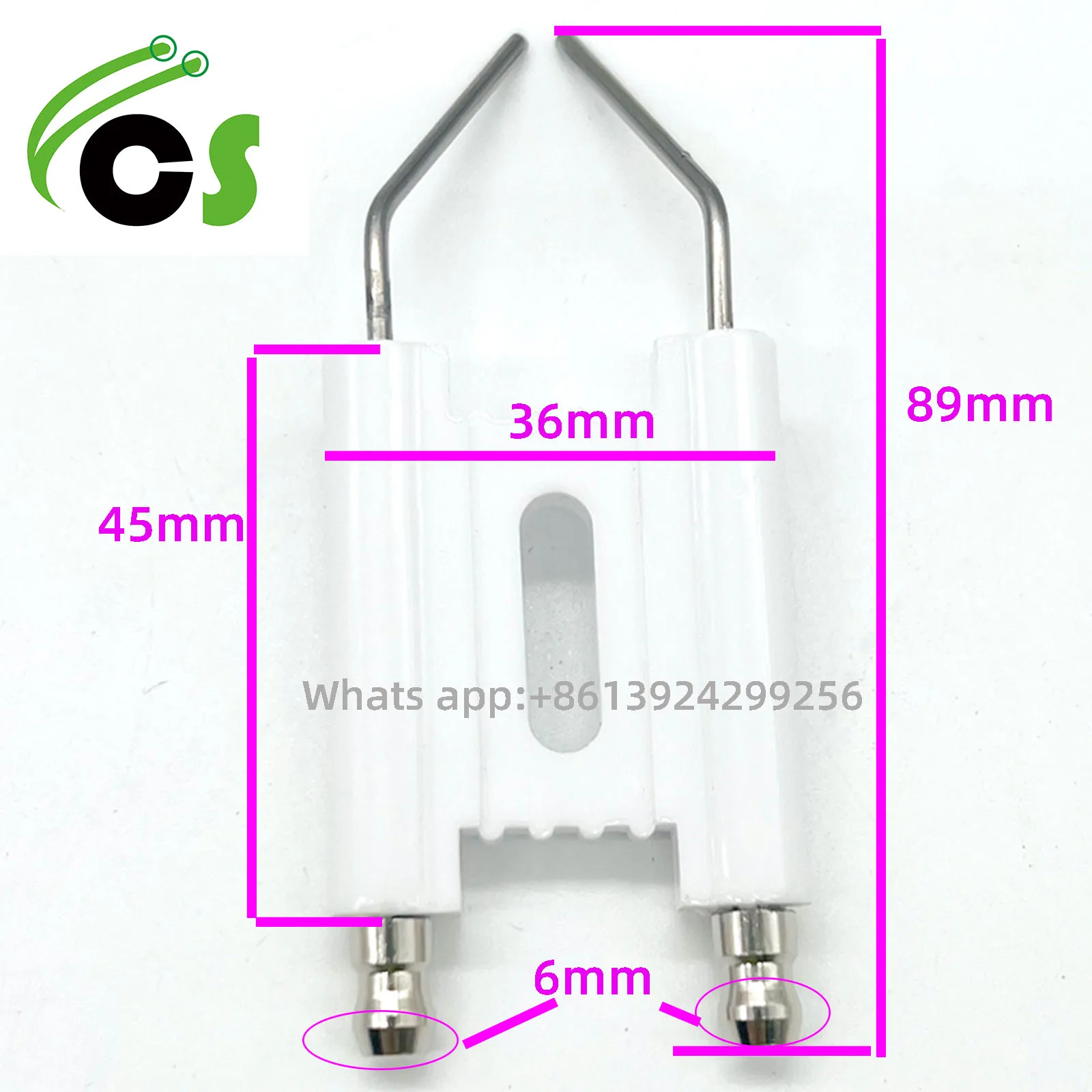 CSBAO Burner Sparking Plug Double Pole Ignition Electrode Ceramic Igniter For Waste Oil Burner Large Conjoined Ignition Needle