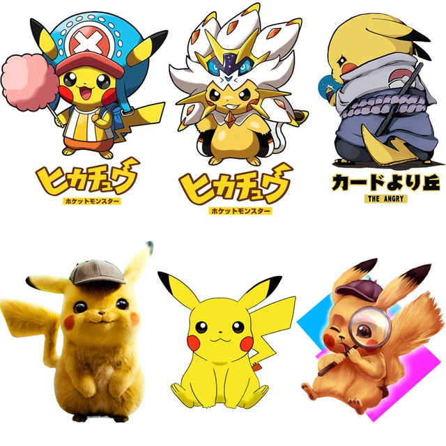 Compre Desenhar pikachu pikachu desenho ferro em remendos de transferência  para roupas infantis diy emblema lavável adesivos apliques em roupas  imprensa térmica barato - preço, frete grátis, avaliações reais com fotos —  Joom