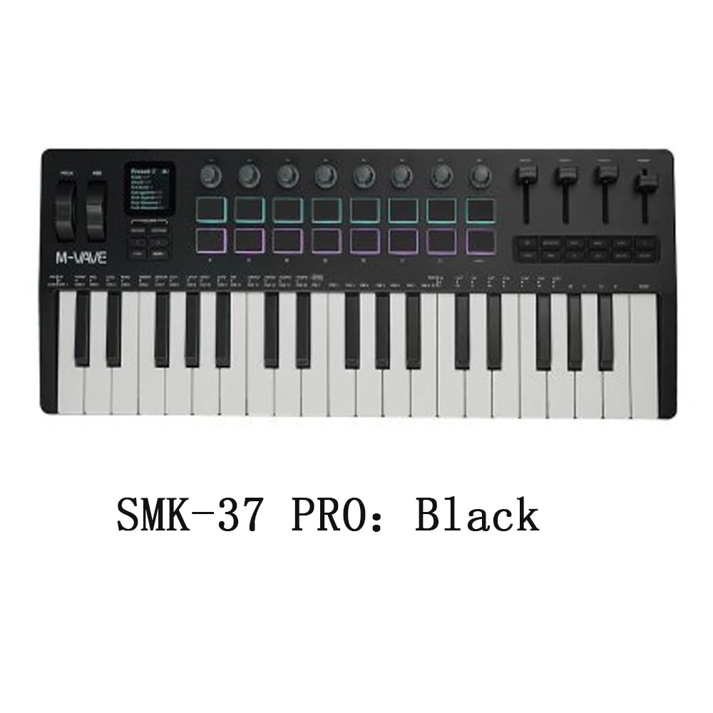 ワイヤレス MIDIキーボード M-Vave SMK25 【新品未使用】 Amazon.com: M-VAVE 25 Key USB MIDI Keyboard Controller With