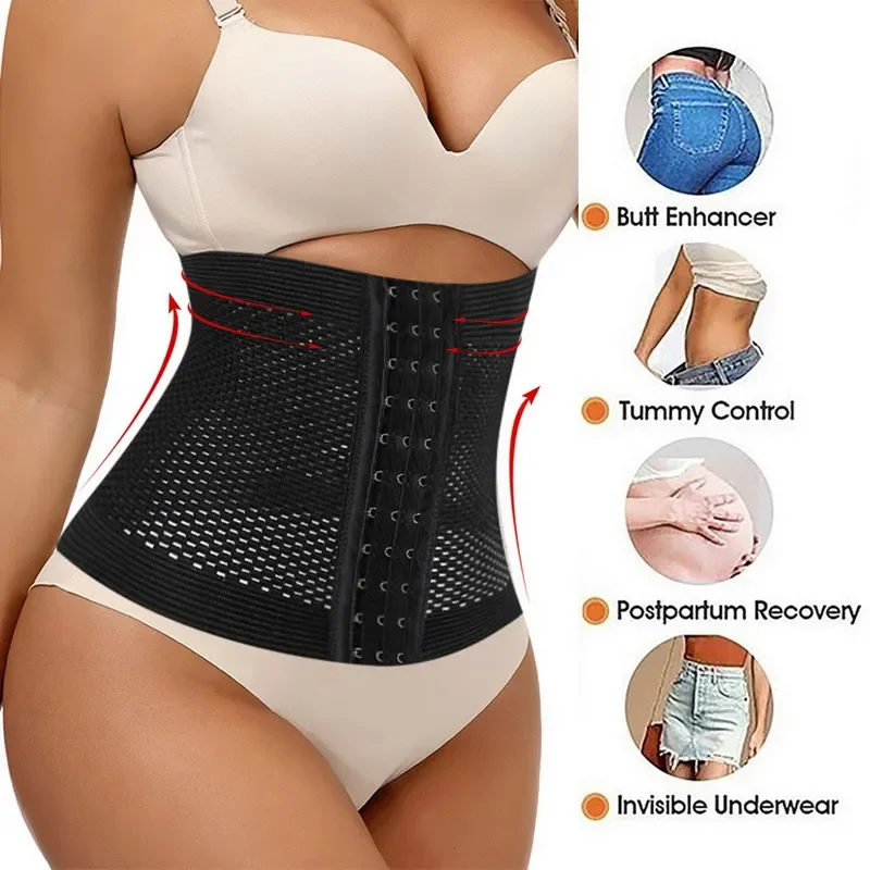 

Waist Trainer Corset Top Body Shaper Slimming Belt Corset Women New Shapewear Tummy Postpartum Belly Corrective Modeling Strap