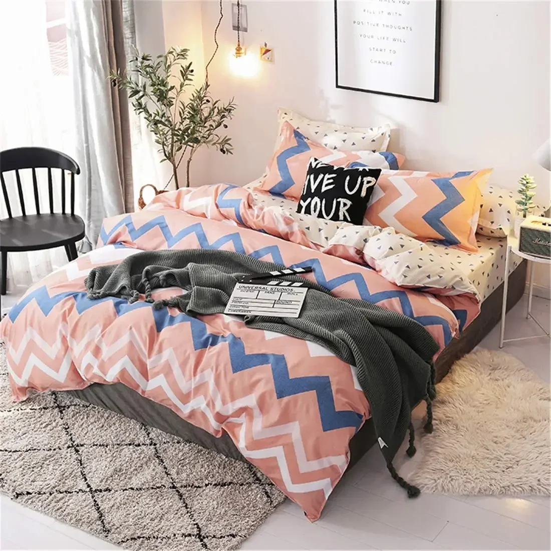 bohemian-duvet-cover-bedding-set-striped-ethnic-boho-reversible-southwestern-bedding-3pc-set-orange-modern-print