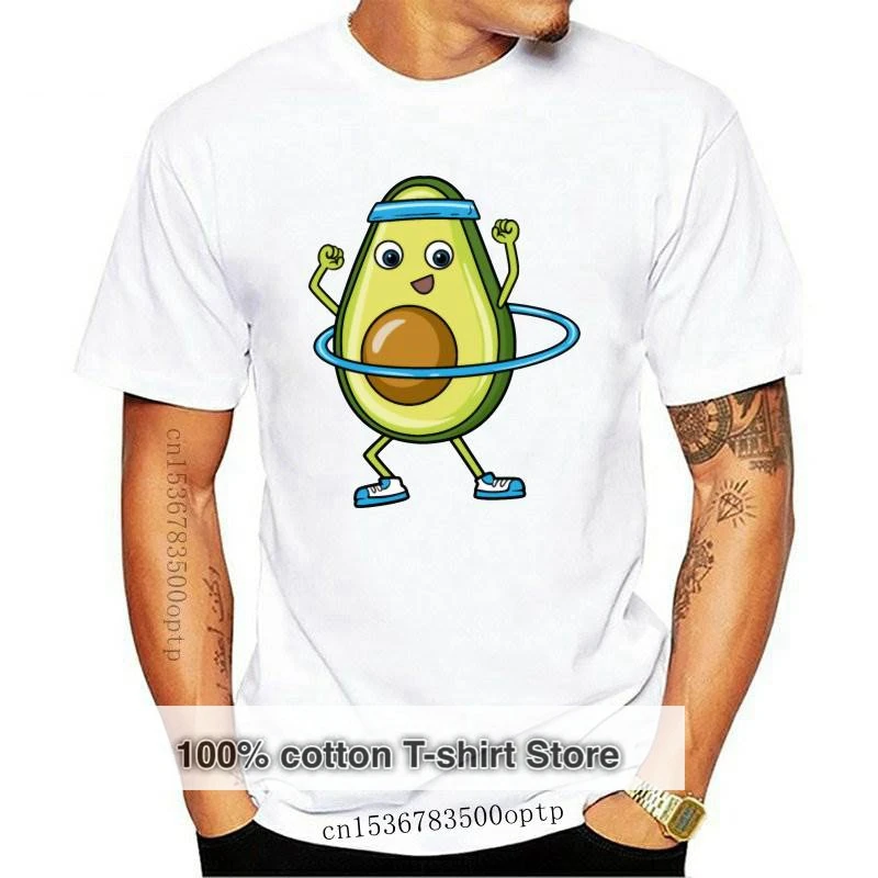 

New Casual Fashion T Shirt for Men Gift Tops T Shirt Avocado Fitness Sports Game Latest Slim Fit Tee-Shirt Round Neck 100% Cotto