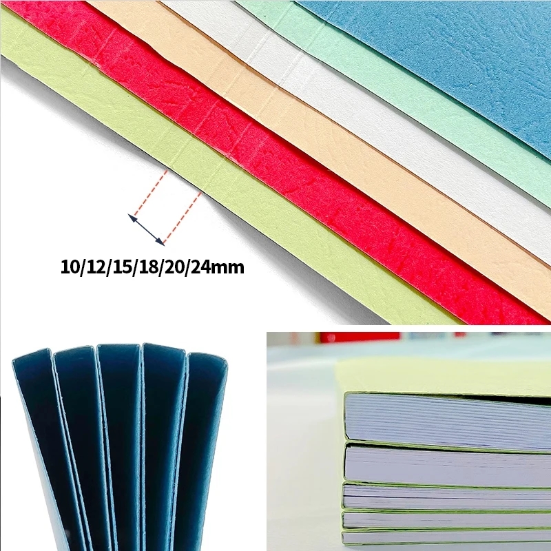 10PCS 10-24mm Hot Melt Binding Tape Film Glue Adhesive DIY Thermal Book Report Document Cover Flat Sticker Seal Office Supplies