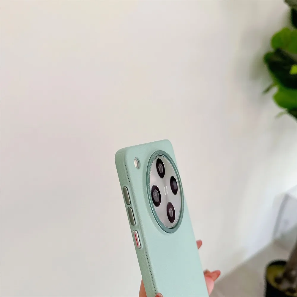 Lichee Pattern Matte Protective Back Cover - Full Cover Phone Shell