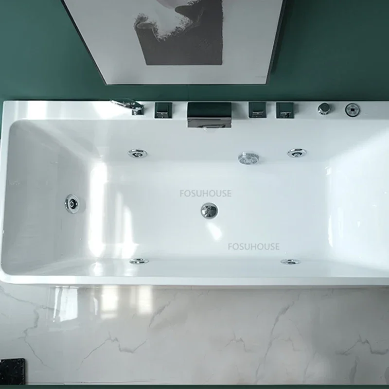 Modern Acrylic Bathtub Spa Tubs And Sauna Rooms Spa Bathtubs Sauna Rooms Bathtub Rectangle Comfortable Massage For Adult