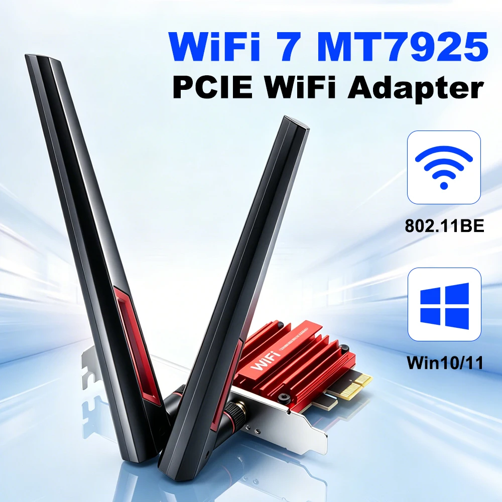 Fenvi WiFi 7 MT7925 BT5.4 PCIE WiFi 어댑터 802.11BE 네..