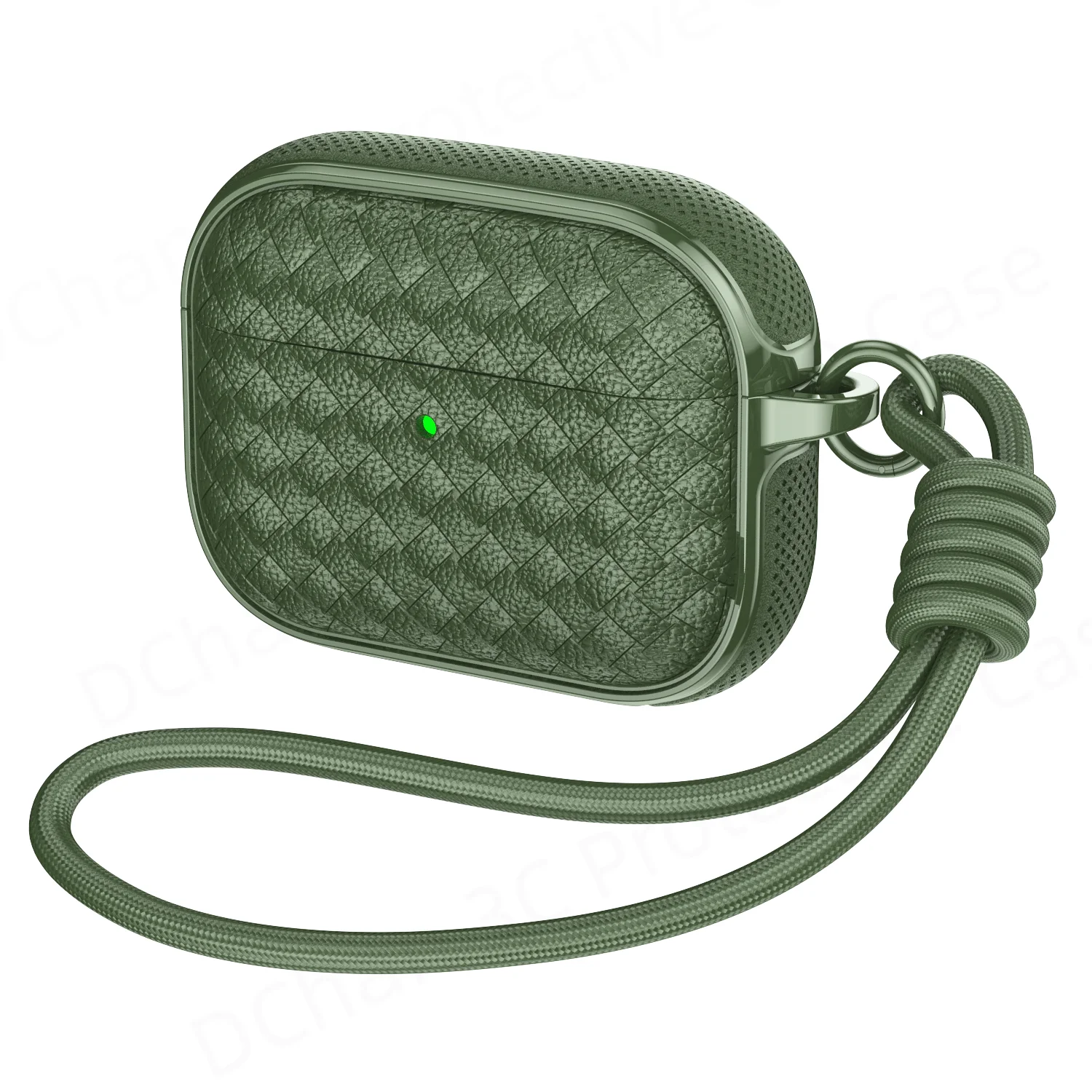 Premium Leather Texture Anti-Loss Case with Lanyard