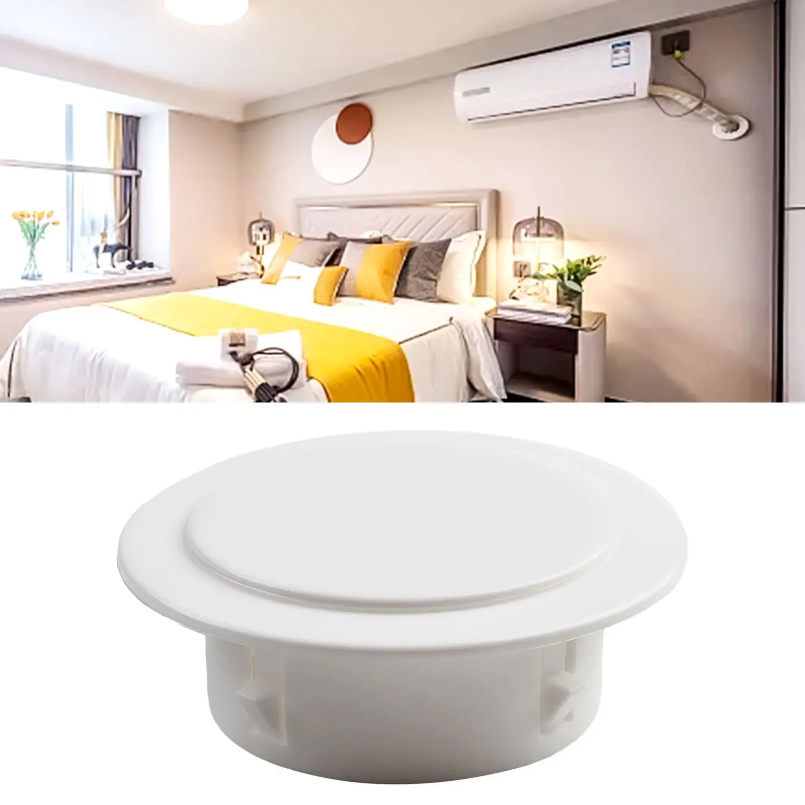 40-100mm Plastic Decorative Air Conditioner Cover Wall Hole Cover Protective Vent Suitable For Air Conditioner Hole Duct