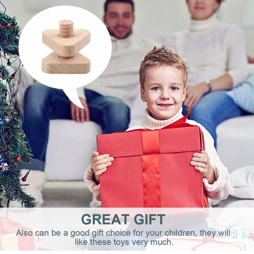 어린이를 위한 나무 DIY 조립식 교육용 매칭 세트, 부모-자녀 상호작용 조기 학습 블록