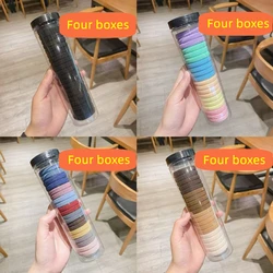 Premium French Style High Elastic Hair Bands - Thickened & Simple Design for Women and Girls (20 Pieces) (Twelve boxes mix)