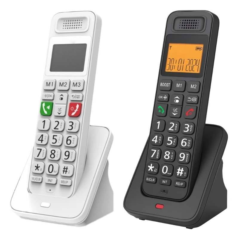 

Digital Cordless Phone Handheld for Home Office Low Radiation Clear Sound