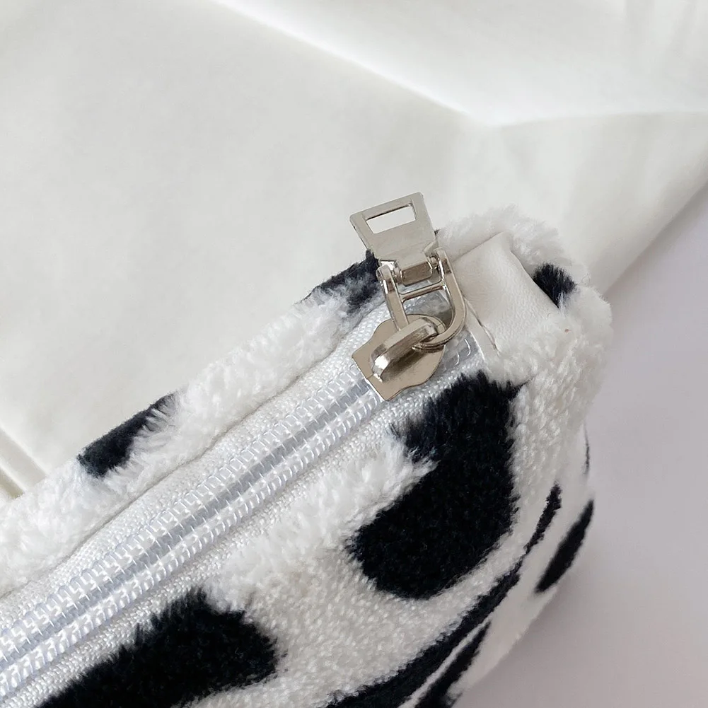 Fashion Bracelet Keychain Card Bag Women PU Leather Zebra Cow Print Leather Tassel Wallet for Women 2020 Trend