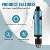 ABHU Tr-5200 22000Rpm High Speed Straight Pneumatic Drill Machine With 1.5-10Mm Chuck For Drilling Grinding 4