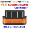 KONNWEI KW901 ELM327 V1.5 Bluetooth 5.0 OBD2 Scanner for Android/IOS OBD 2 Car Diagnostic Tool Code Reader pk Vgate ICAR2 ICAR 2 1