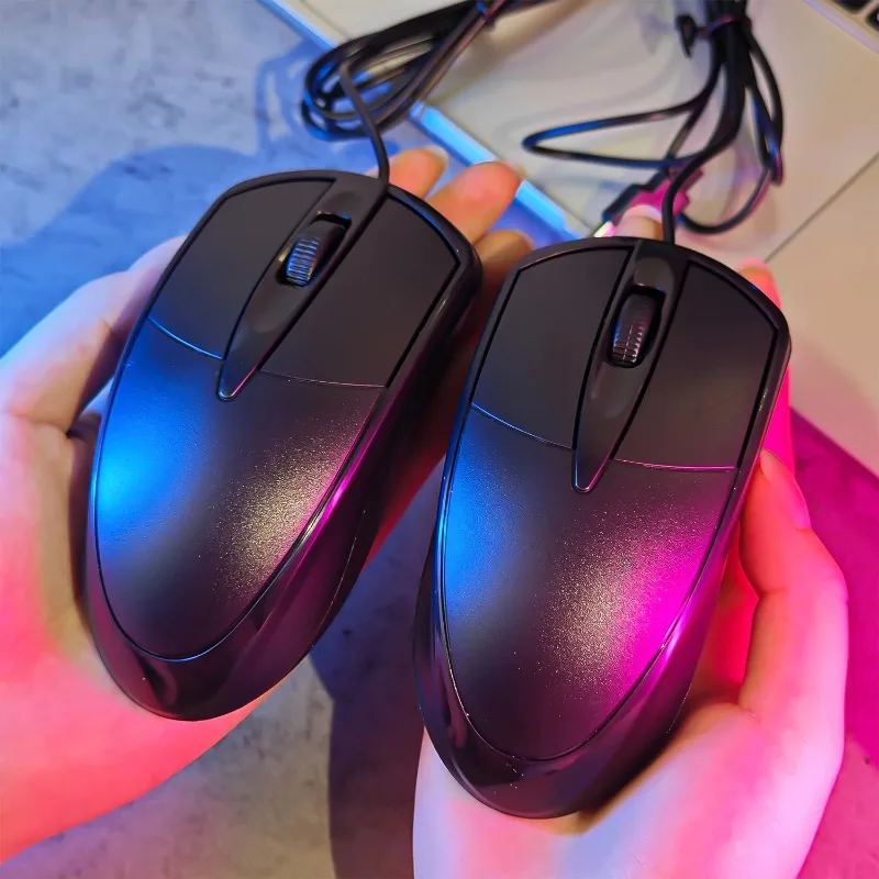 Wired Gaming Mouse Universal USB Optical Anti Slip Roller Computer Mouse for Laptop PC Desktop Home Office