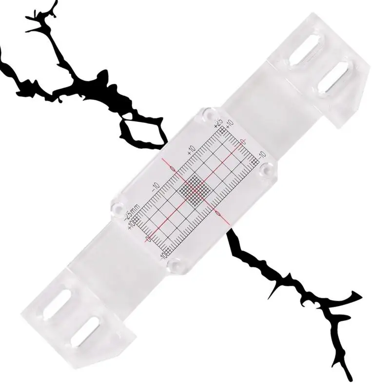 

Corner Tell-Tale Crack Monitor Crack Measuring Instrument Crack Gauge Monitor Accurate Crack Wall Deformation Monitoring Tools