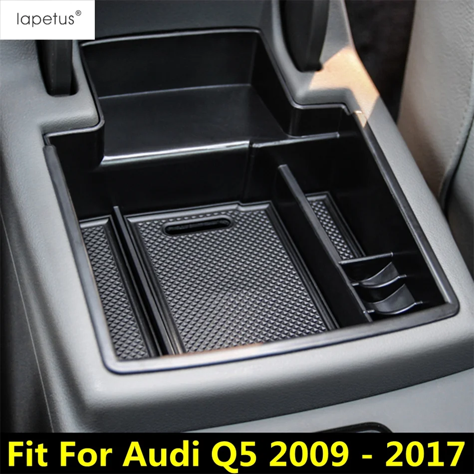 

Center Control Storage Box Pallet Container Organizer Phone Holder Tray For Audi Q5 2009 - 2017 Car Plastic Accessories Interior