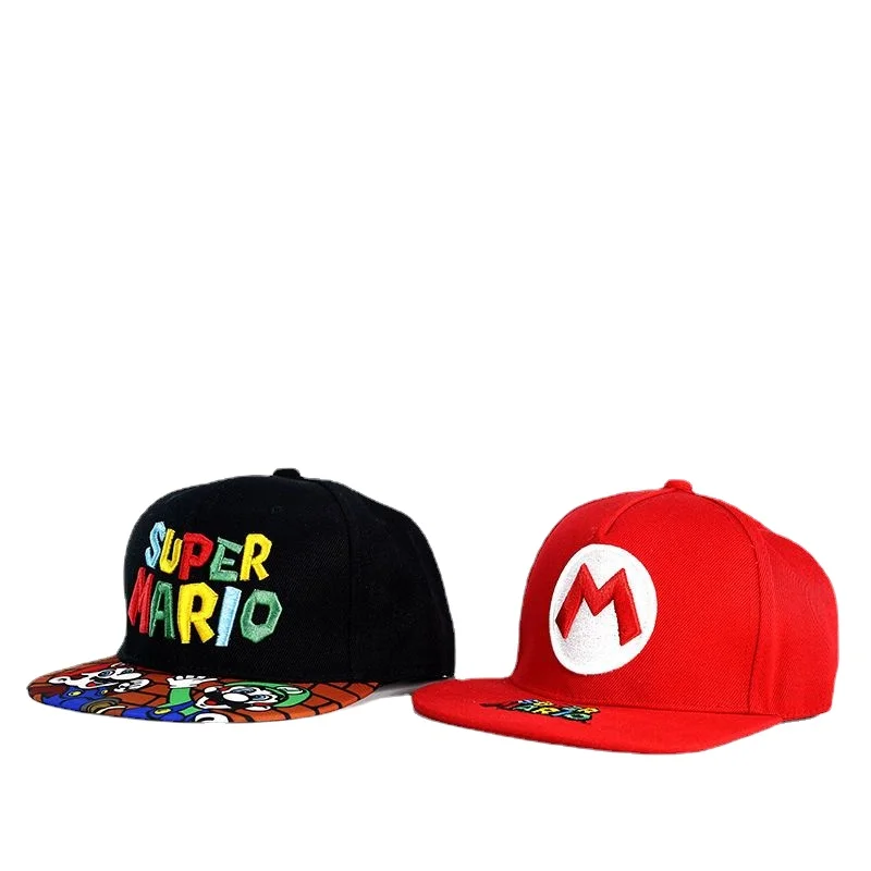 

Super Mario Japanese Baseball Cap Casual Hat Cartoon Embroidery Sunshade Sunscreen Hat Trendy Hip Hop Cap Gift