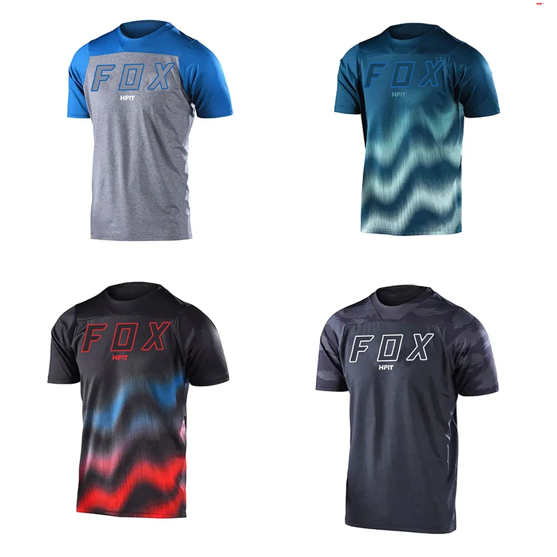 2022mendownhilljerseysshortHpitFoxMountainBikeshirtsMTB