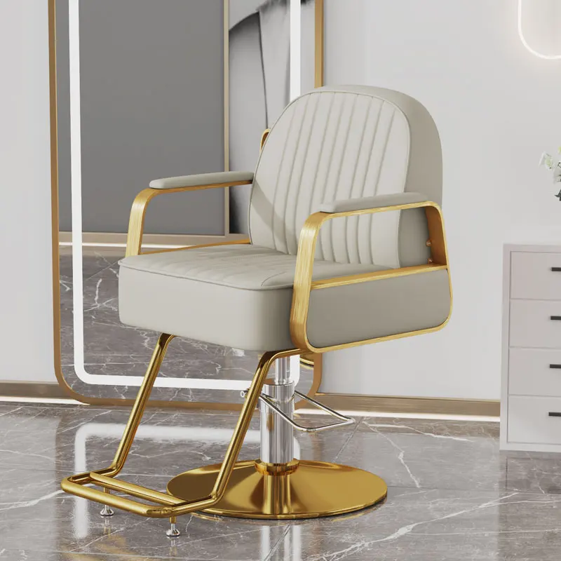 

Cosmetic Salon Barber Chairs Vanity Aesthetic Stylist Swivel Barber Chairs Rolling Facial Silla De Barbero Modern Furniture