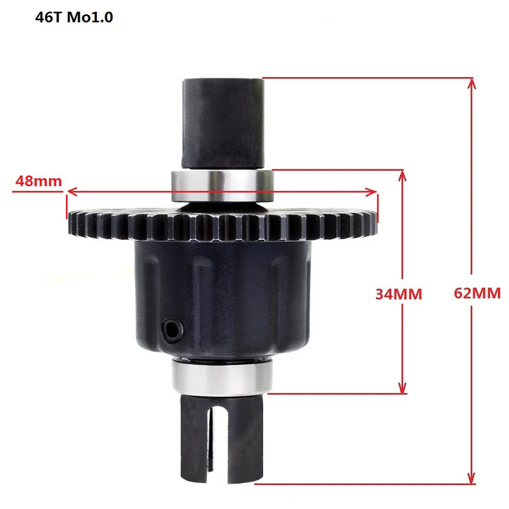 ローラー　クーダキャスター　ピックアップ ZD Racing Metal Steel 48T Center Differential Gear 8009 for