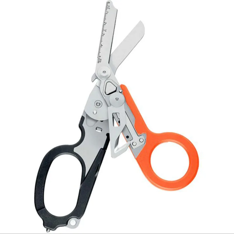 Multifunction Leatherman Scissors Raptors First Aid Expert Tactical Folding Scissors Outdoor Survival Tool Combination leaf vacuum home depot Garden Tools