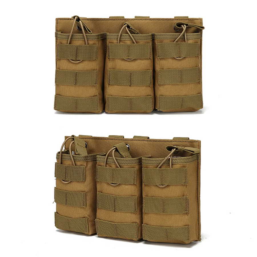 Trainings-Tasche mit drei Artikeln, Feldweste, Molle-Zubehörtasche, verschiedene Tasche, Aufbewahrungstasche AK M4, Walkie-Talkie-Tasche – Detail 3