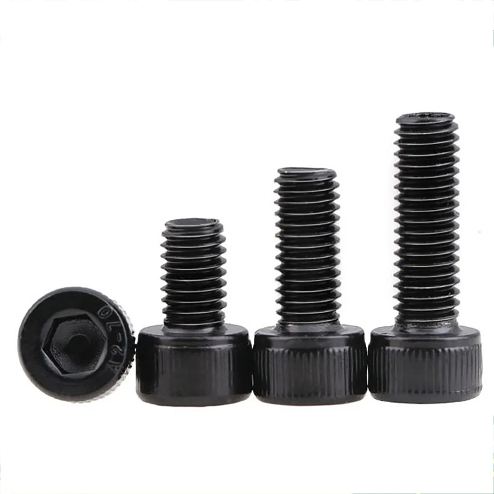 DIN912 등급 12.9 알렌 소켓 헤드 나사, M1.6 M2 M2.5 M3 M4 M5 M6 M8 육각 소켓 헤드 캡 나사, 5-50PCs