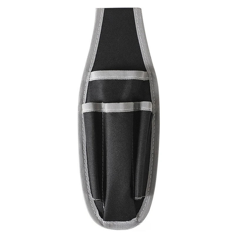 Compact Durable Tool Bag with 4 Pockets and Metal Hook