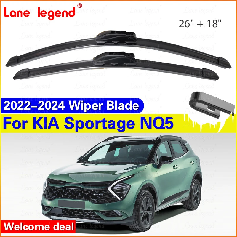 Kia Sportage QL 2016-2019 Front & Rear Wiper Blades Windscreen Wiper Car Window