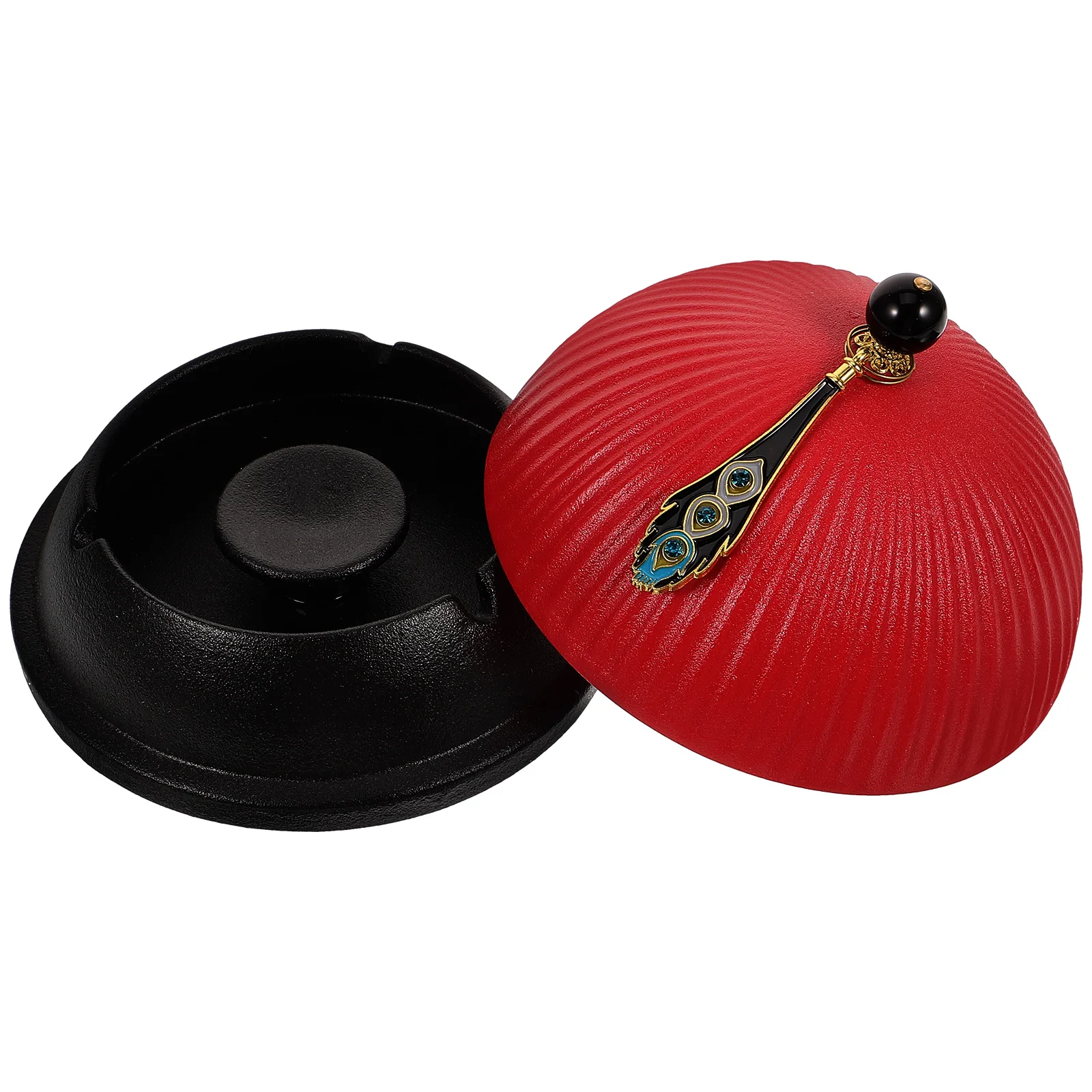 

Wear-resistant Ash Tray Convenient Cigarette Ashtray Desktop Table Ashtray Office Supply