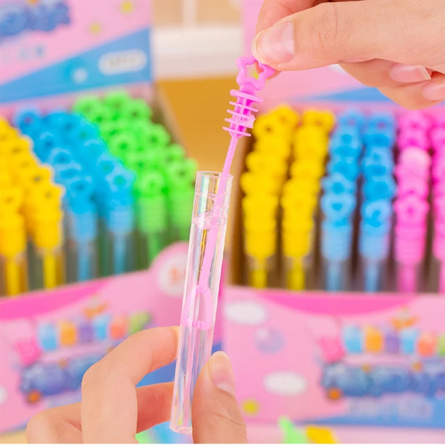 Mini jouet Tube vide à bulles mignonnes, 10 à 30 pièces, cadeaux d'anniversaire pour enfants, cadeaux scolaires, Souvenirs pour invités de mariage, récompenses Pinata pour enfants 6