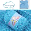 50g Acrylic Knitting Yarn with Colorful Dot Crochet Thread Chunky Wool Spot Pattern DIY Woven Hook Baby Sweater Sock Diaper 6