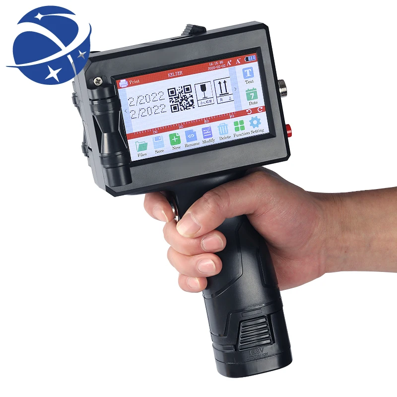 

yyhc kelier mini thermal inkjet printer handheld to print production date food bag bottle body