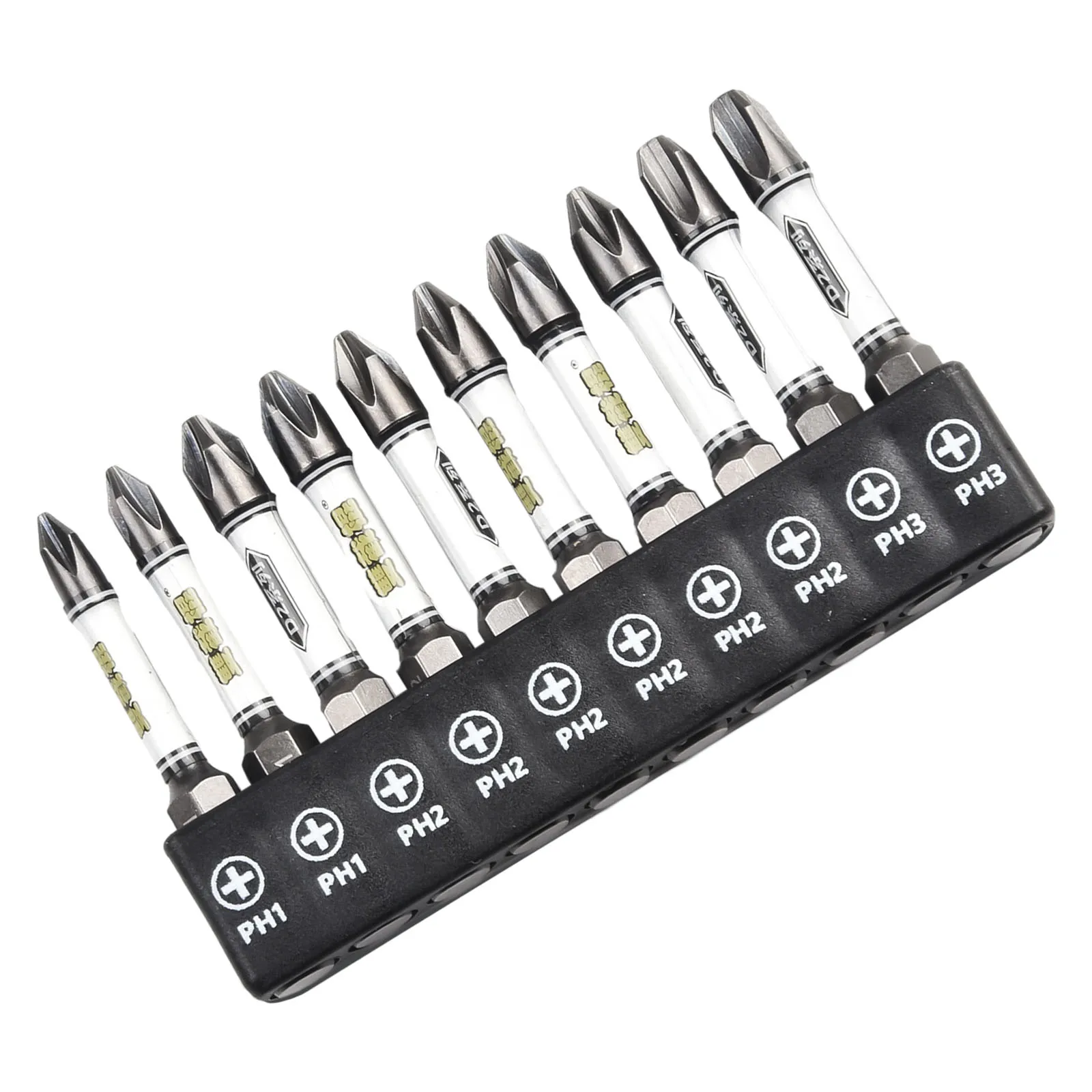 Mini Screwdriver Set Bit 1/4 Magnetic Impact The Cross Hexagonal Torx Precision Plum Hand Tool 10pcs With Holes Bit Holder Sets