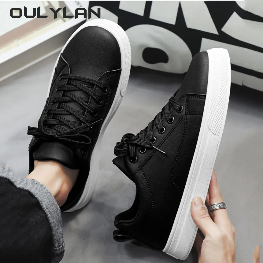 Casual Sneakers Solid Color Men Artificial PU