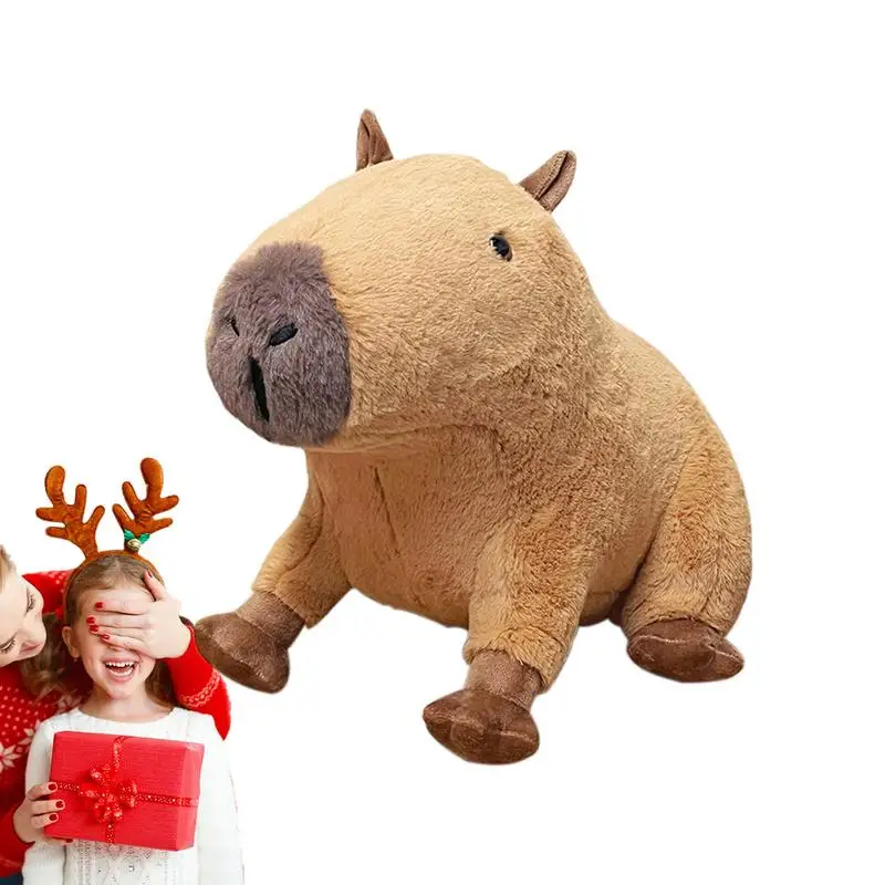 

Capybara Plush Toy Animal Pillow Doll Sofa Cushion 45cm/17.7inch Capybara Plushie Doll Soft Animal Plushie Doll Toy Home Decor