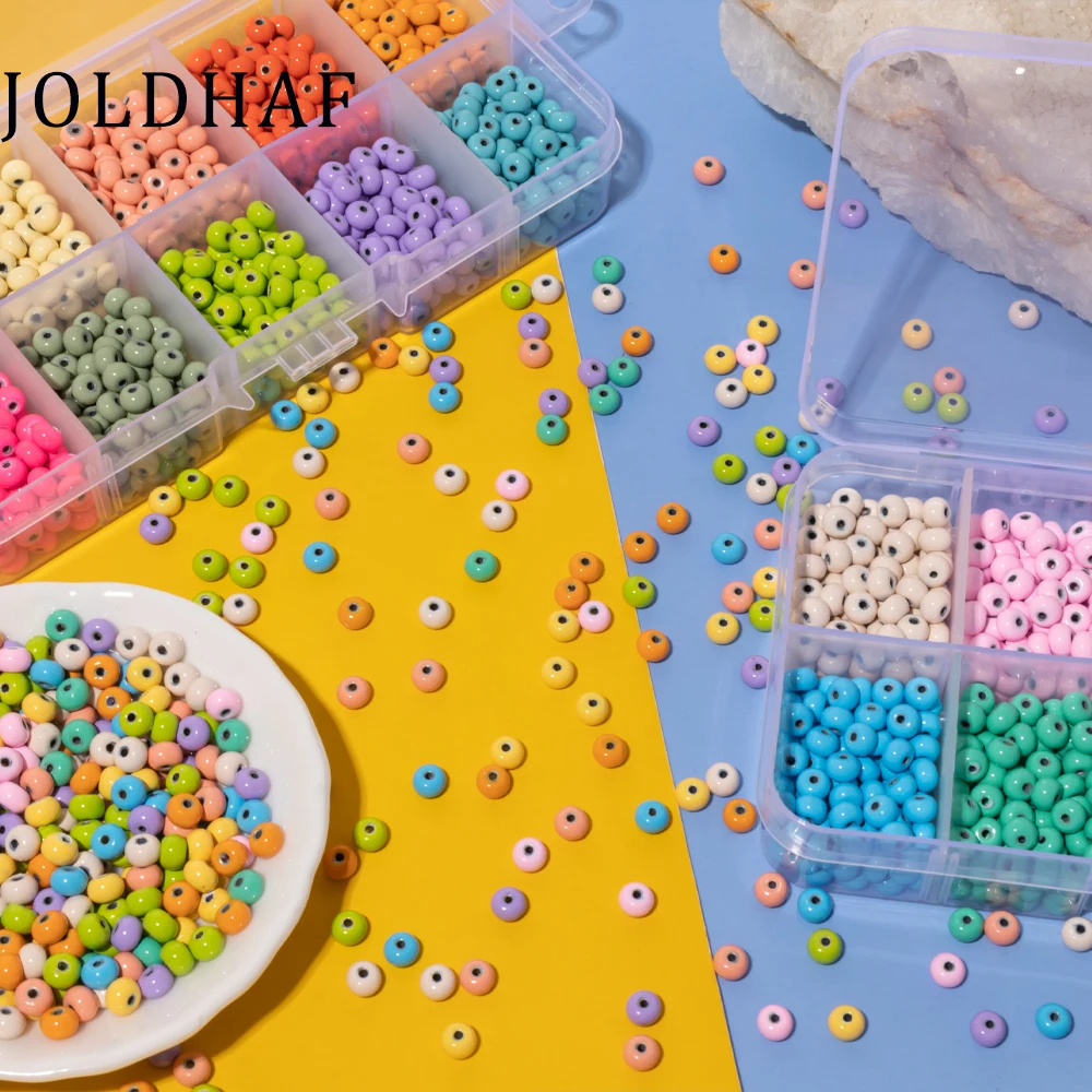 

30pcs 4mm Colorful Seed Beads Hematite Metal Rainbow Oval Shape Custom Beads For Jewelry Making Diy Bracelets Necklace Accessory