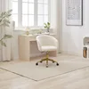 Hengming Golden Foot Office Modern Armchair  Height Adjustable  Rotary Cosmetic Chair  For Bedroom  Set Of 1 1