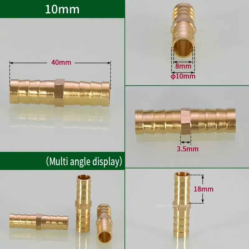 Versatile Brass Pipe and Hose Connector