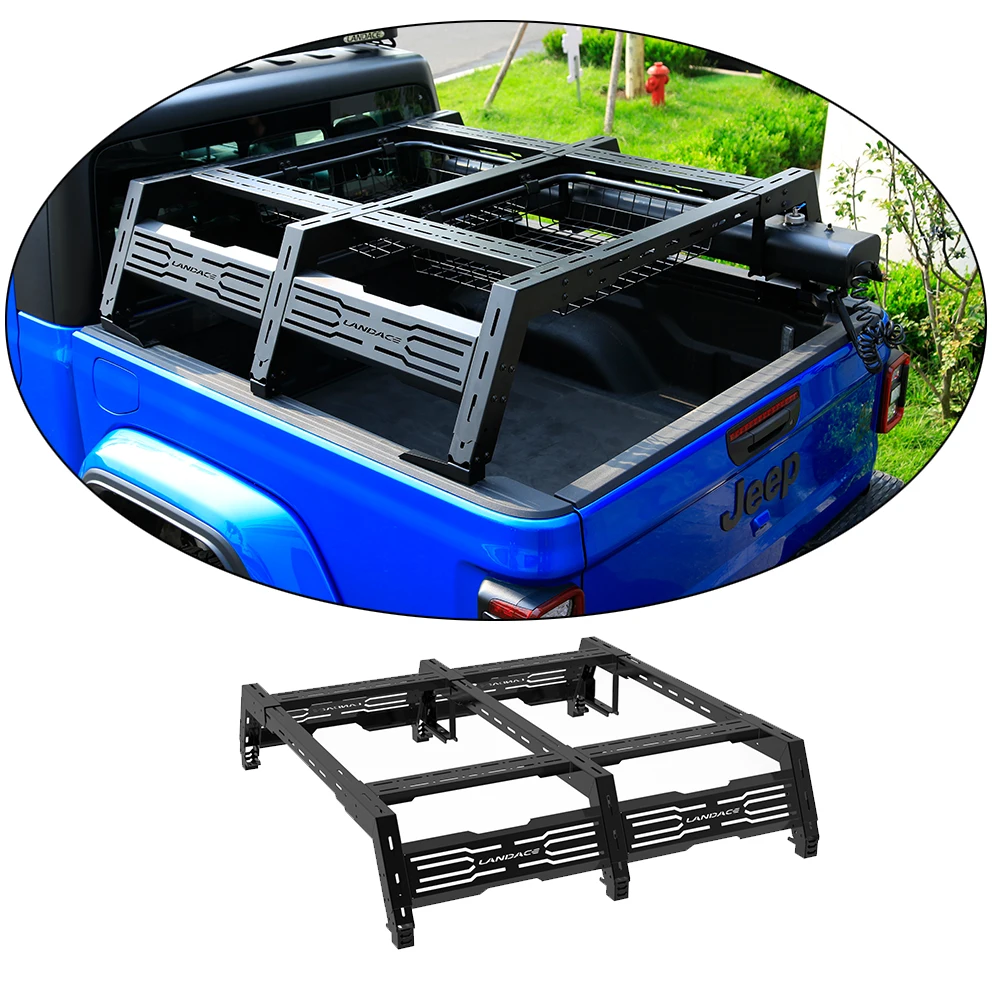 4X4 Fuoristrada Pickup Truck Accessori Esterni Per Auto Universal Mn Steel Pickup Truck Bed Rack Roll Bar Per Nissan Navara Np300