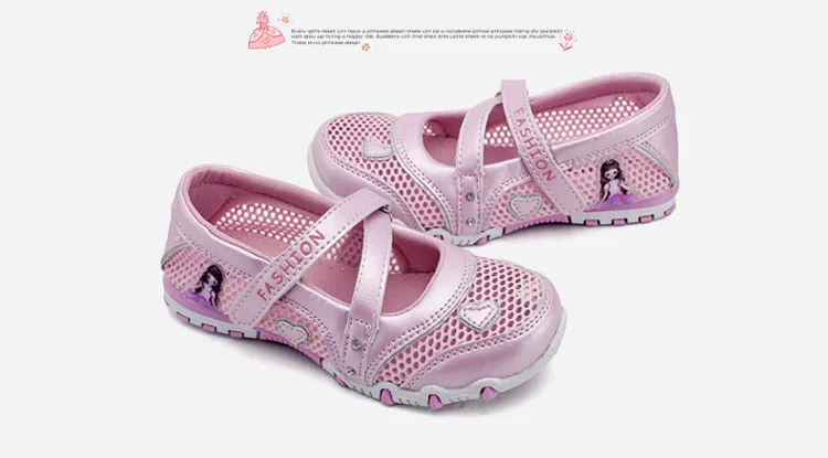 extra wide fit children's shoes 2022 New Summer High Quality Non-slip Children Shoes Girls Fashion Sandals Cartoon Princess Sandals Kids Flat extra wide fit children's shoes