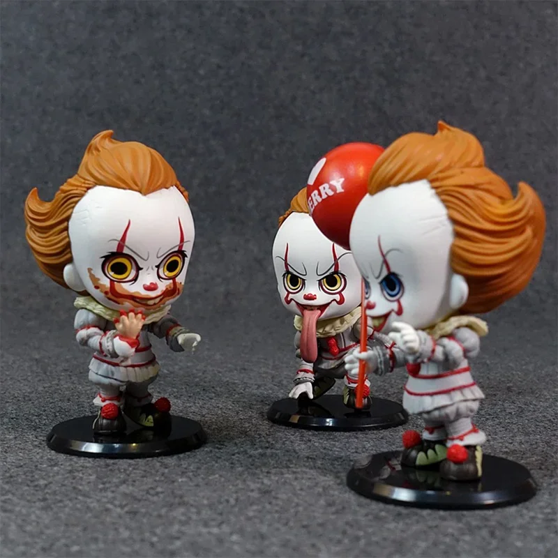 

Q Version 3 Models Of Joker Revival Panis Model Hand Made Terrifying Ghost Doll Car Mounted Figurine Doll Decoration Gift