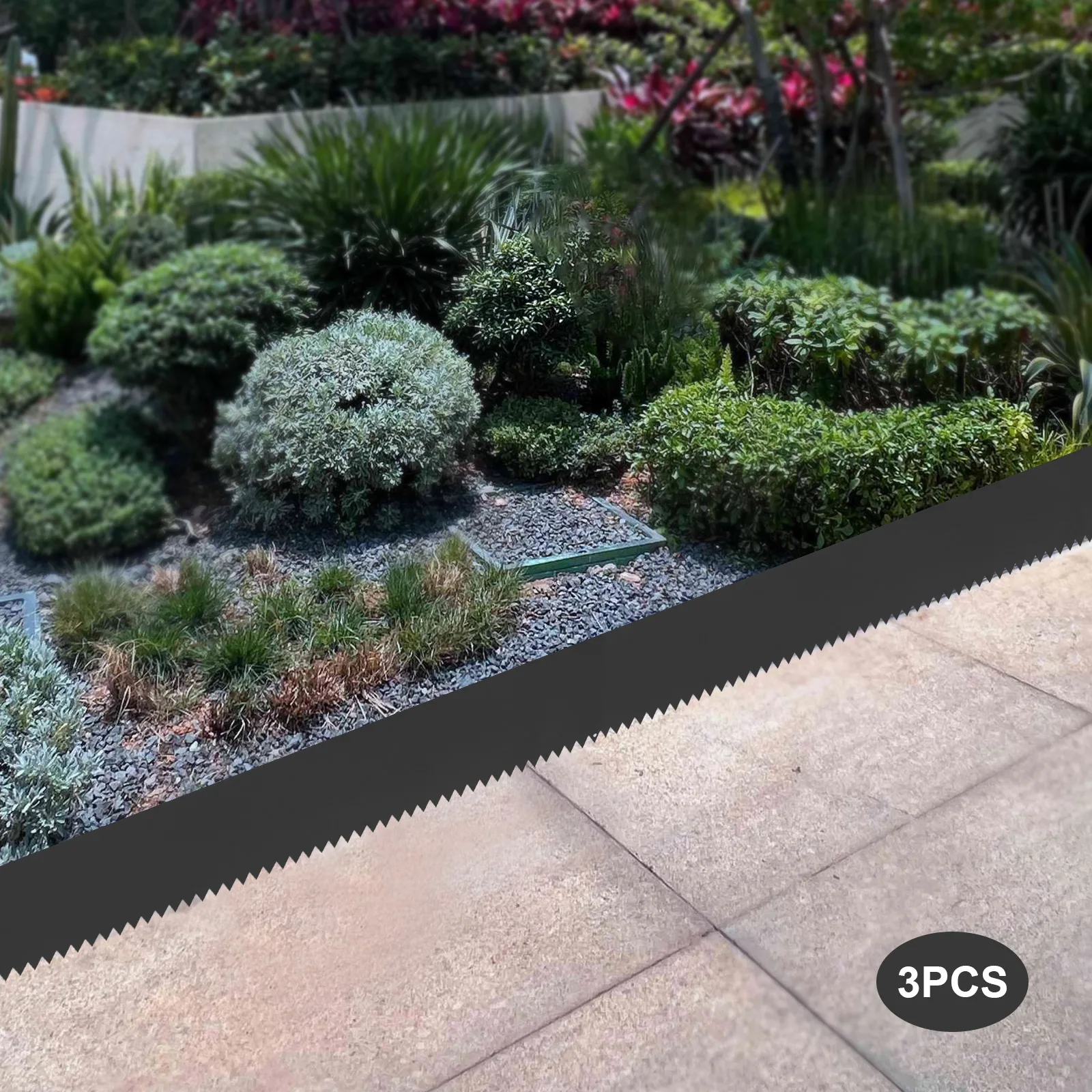 3Pcs 40*8in Steel Landscape Edging Black EcoBorder Garden Backyard Lwan  Barrier For Landscaping - AliExpress, image size:1600x1600