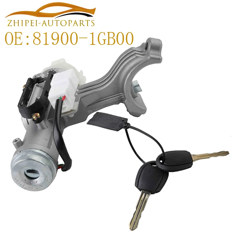 81900 1GB00 Ignition Lock Cylinder Switch Assembly W Keys Car 81900 1GB00 Ignition Lock Cylinder Switch Assembly W Keys Car