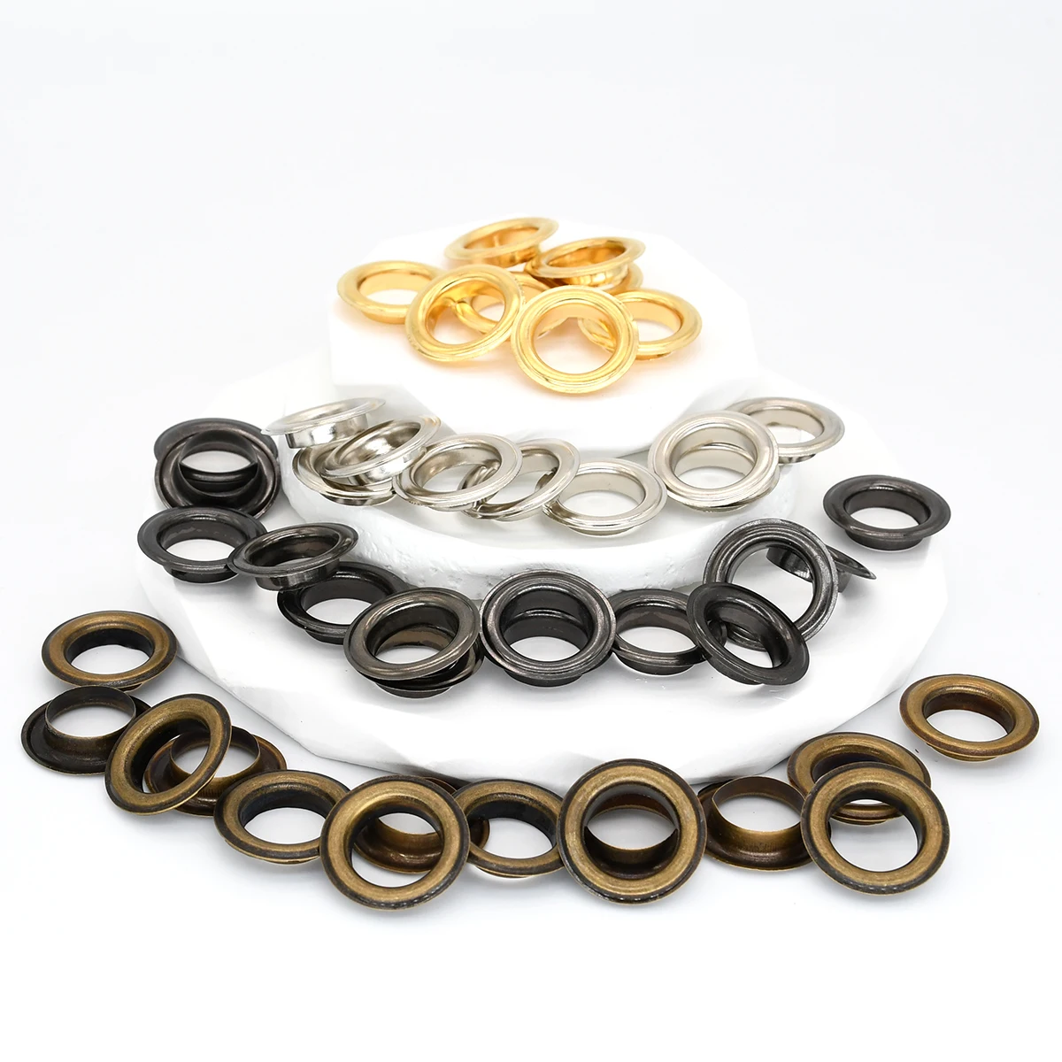 100sets 12mm Brass Eyelets with Washers 1000# Leather Craft Repair Grommets Round Eye Rings for Shoes Bag Clothing Belt Hat eyelet grommet ring,eyelet grommet ring kit,grommet eyelet kit,screw back eyelets,metal eyelet buttons